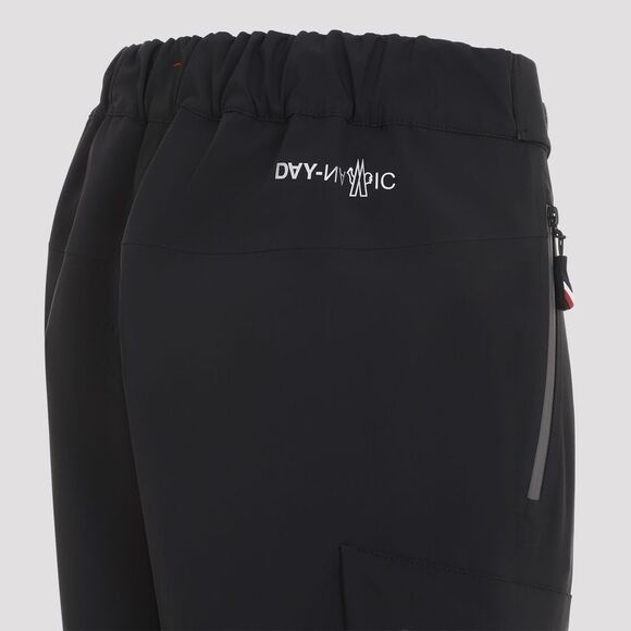 Elegant Stretch Polyamide Trousers in Black - Picture 4 of 4